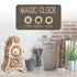 3D Wooden Puzzle, Magic Clock, DIY Model Kit